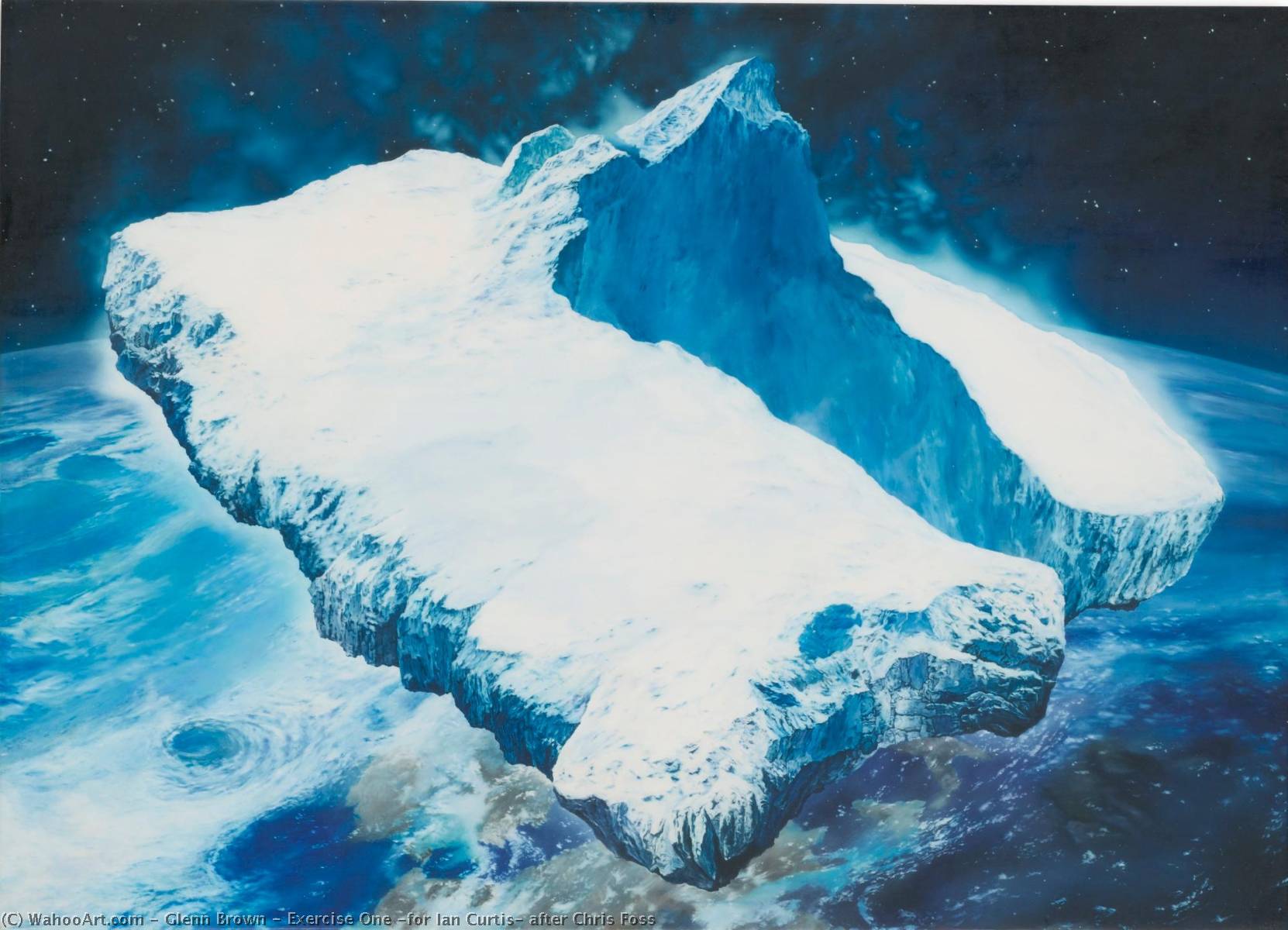 Exercise One (for Ian Curtis) After Chris Foss — Glenn Brown