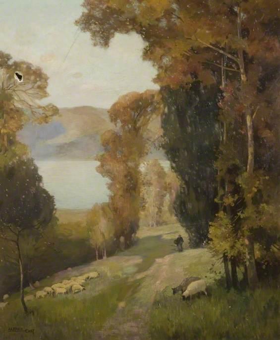 Landscape In Autumn — Alfred East