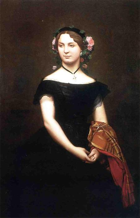 Portrait Of Mademoiselle Durand — Jean-léon Gérôme