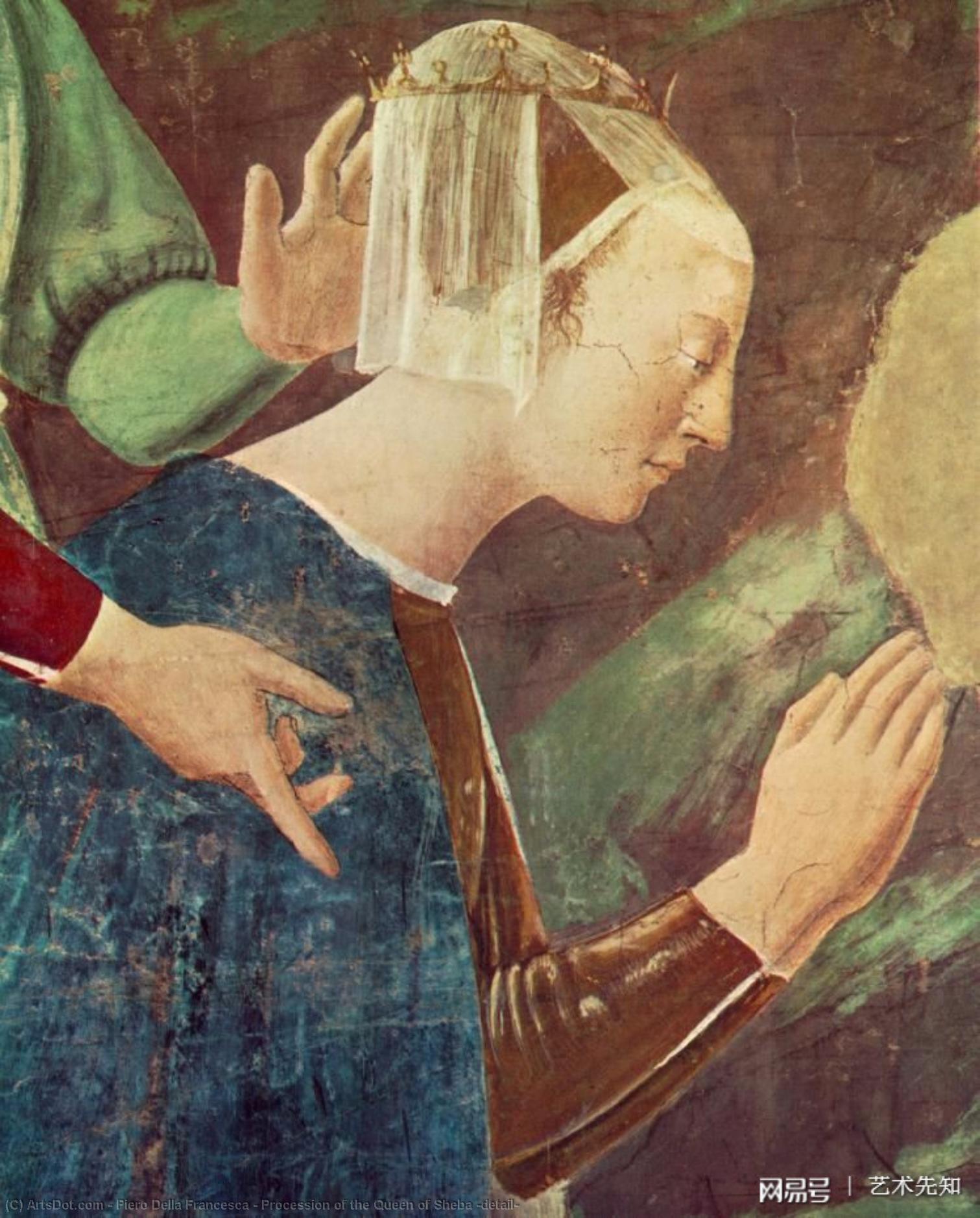 Procession Of The Queen Of Sheba (detail) — Piero Della Francesca