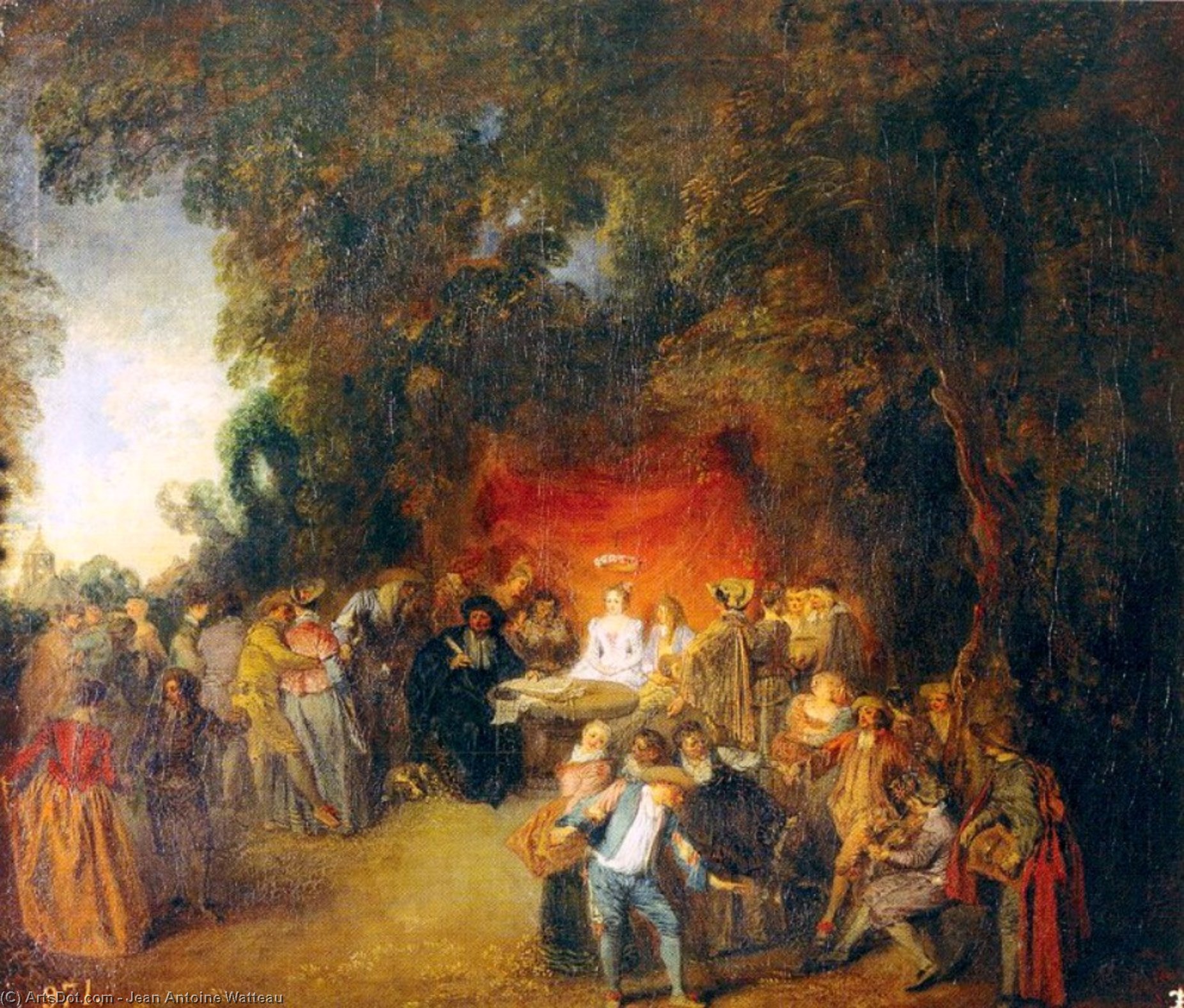 The Marriage Contract — Jean-antoine Watteau