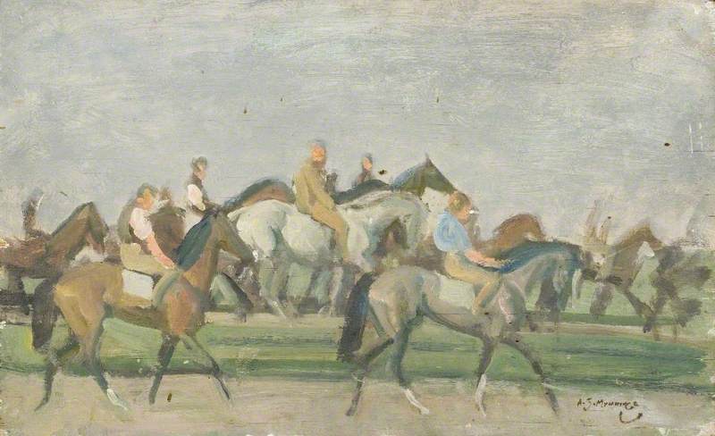 Exercising The Horses — Алфред Џејмс Менингс