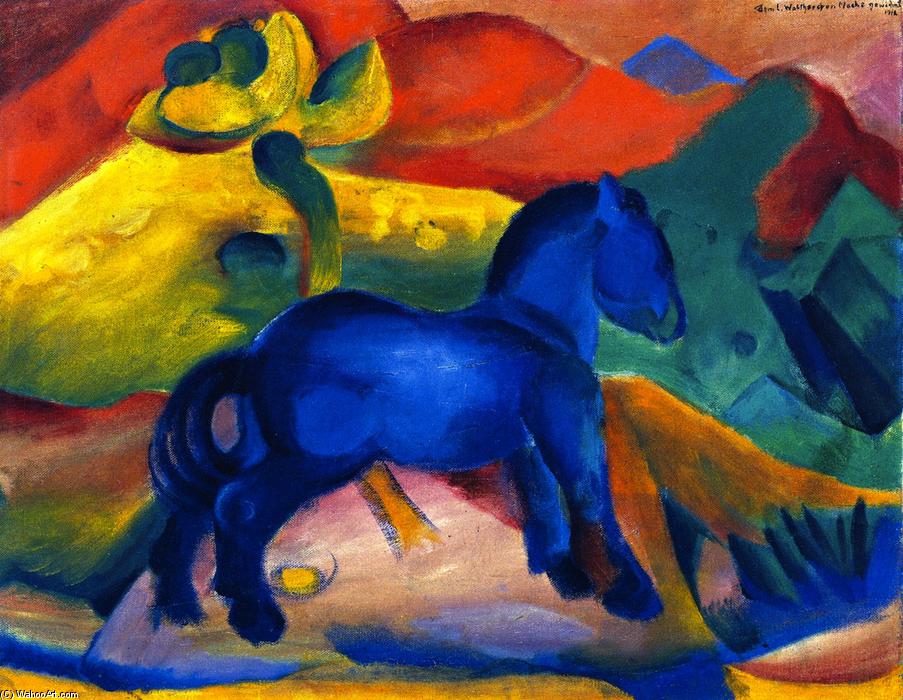 The Little Blue Horse, Picture For A Child — Franz Marc