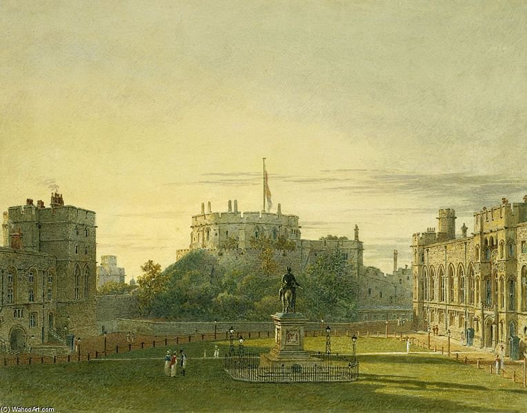Windsor Castle, Upper Ward — Чарльз Уайлд