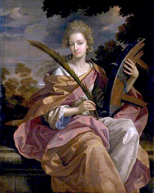 Elizabeth Panton As Saint Catherine — Benedetto Gennari The Younger