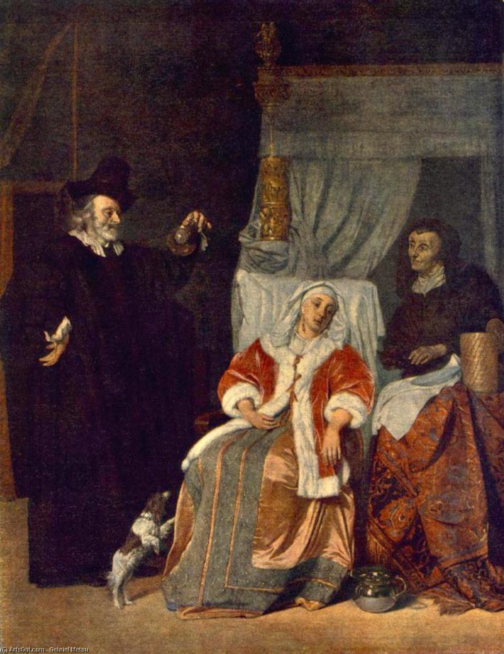 The Patient And The Doctor — Gabriel Metsu
