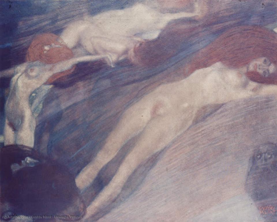Bewegte Wasser — Gustav Klimt