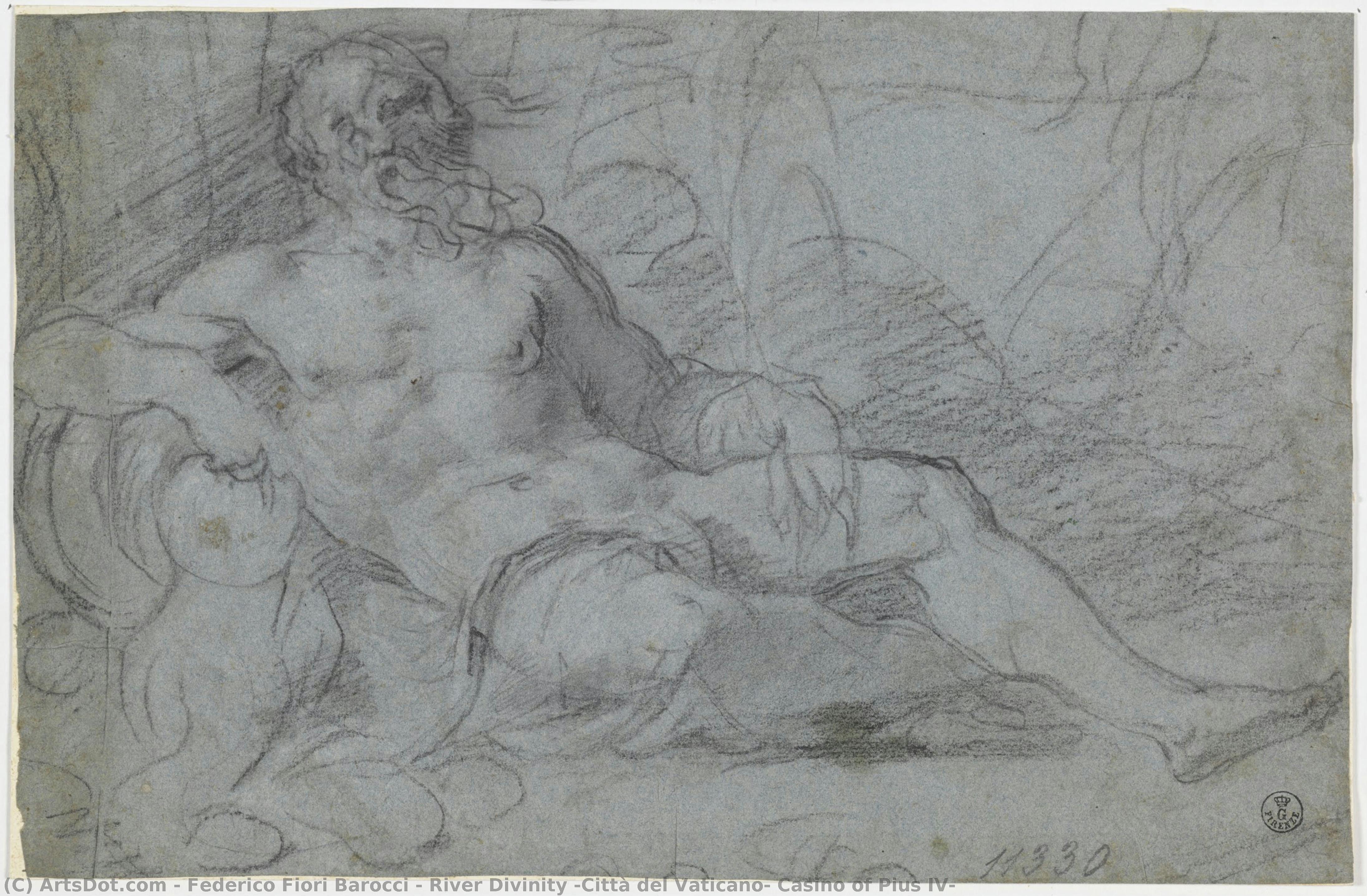 River Divinity (città Del Vaticano, Casino Of Pius Iv) — Federico Fiori Barocci