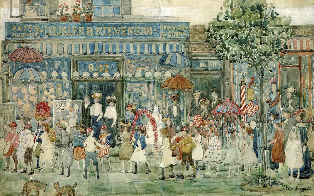 Columbus Circle (new York) — Maurice Brazil Prendergast