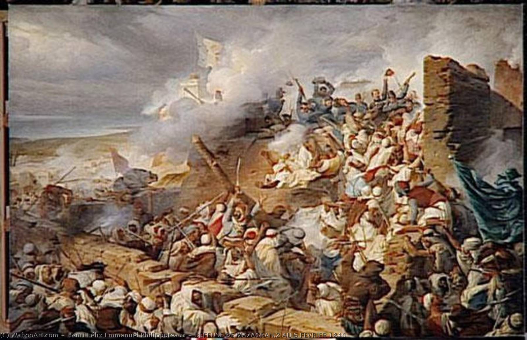 Defense De Mazagran.2 Au 6 Fevrier 1840 — Henri Félix Emmanuel Philippoteaux