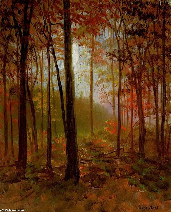 The Red Woods — Алберт Бирштадт