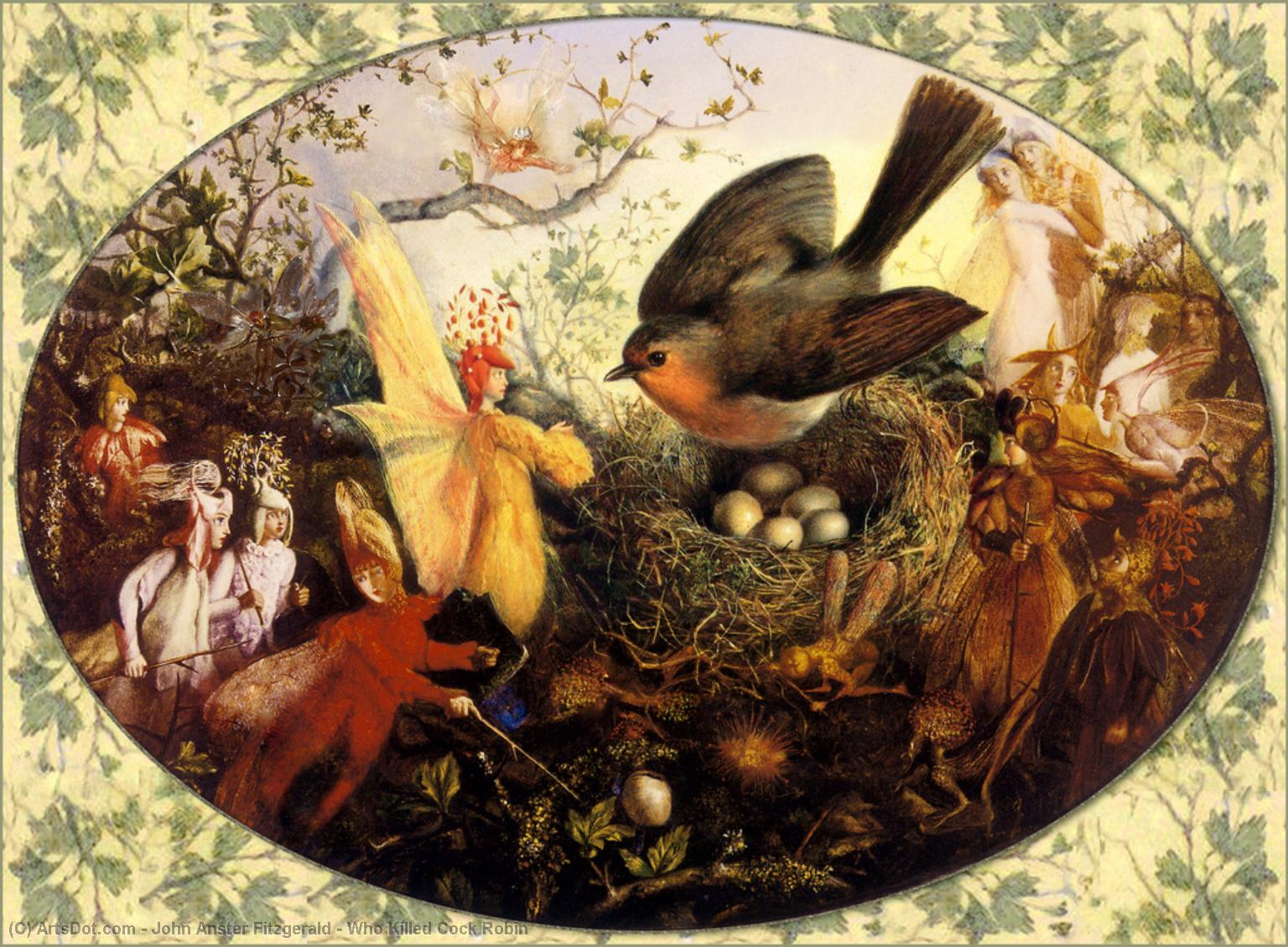 Who Killed Cock Robin — John Anster Fitzgerald