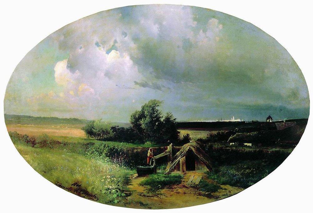 View Of Moscow From Mazilova — Aleksey Savrasov