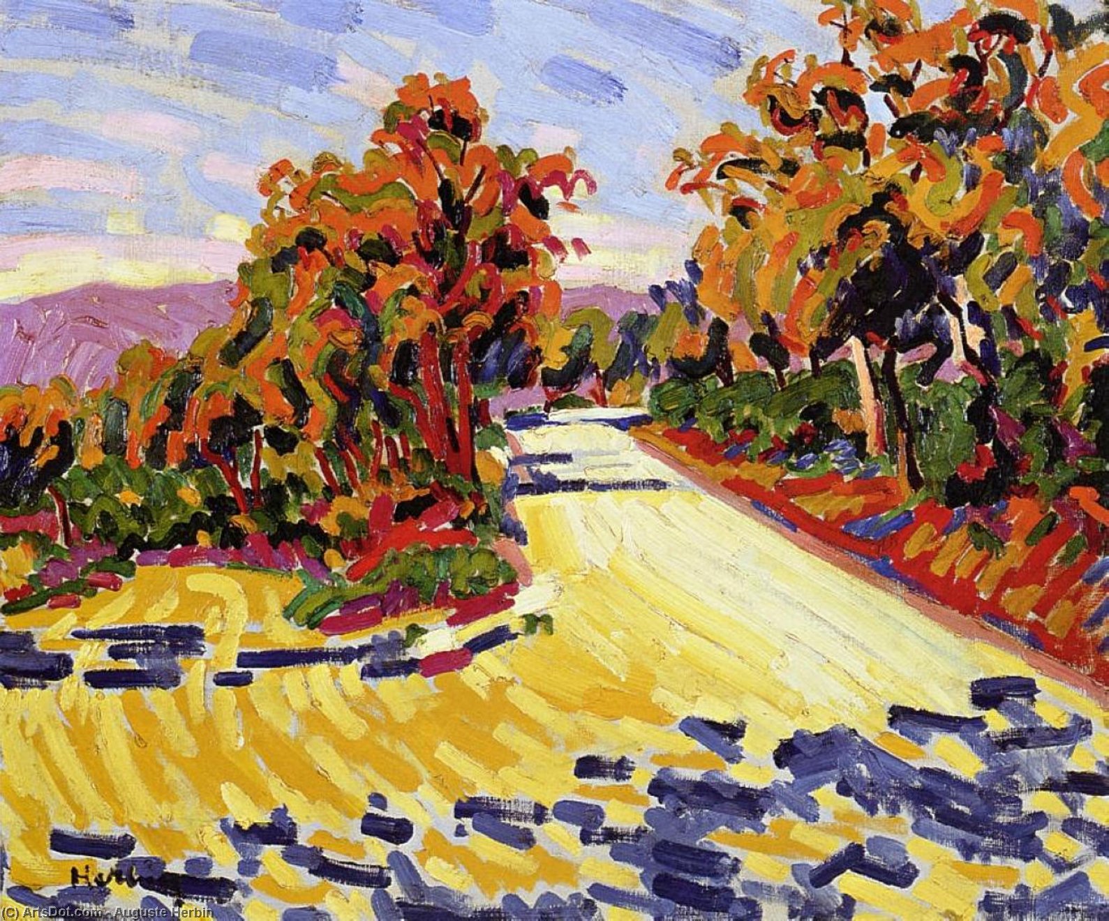 Corsican Landscape — Огюст Эрбен