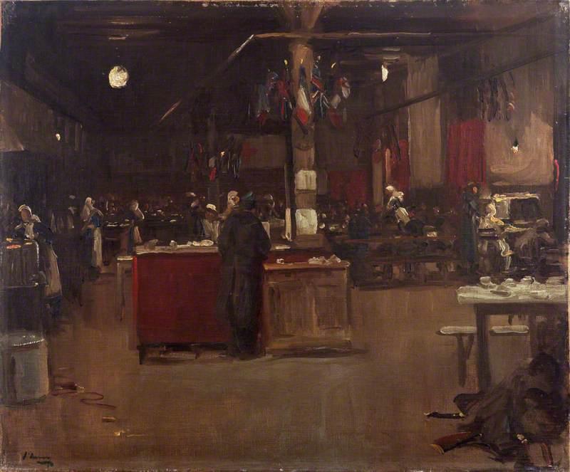 The Women's Emergency Canteen, Gare Du Nord, Paris — Sir John Lavery