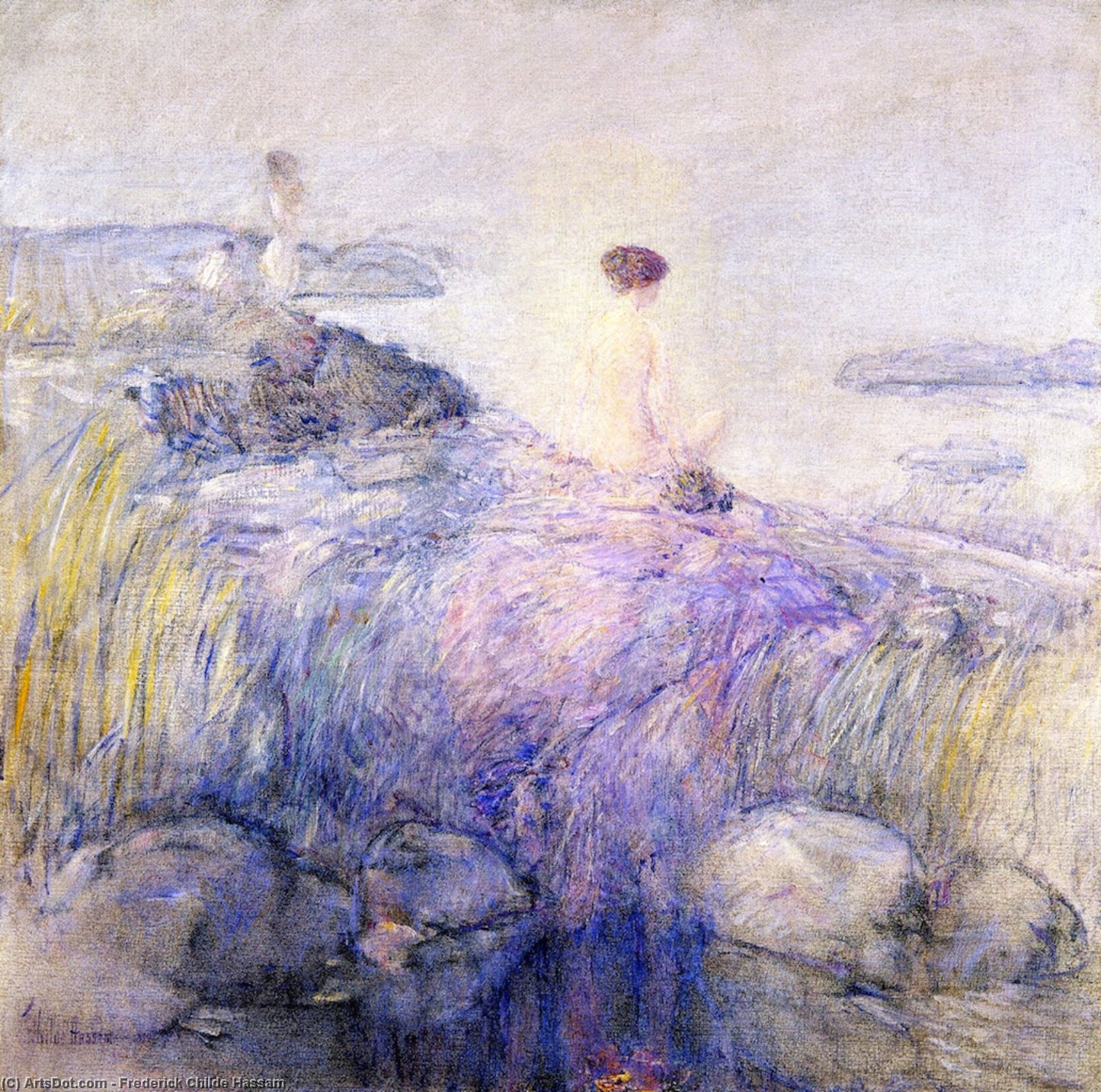 Maids In The Mist — Frederick Childe Hassam