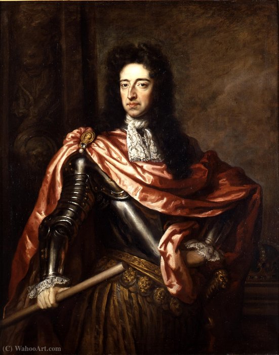 Portrait Of King William Iii — Bt Sir Godfrey Kneller