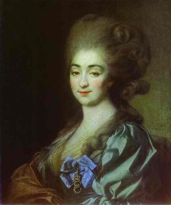 Portrait Of Princess P. N. Repnina — Dmitry Grigoryevich Levitsky