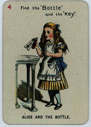 Alice And The Bottle — Sir John Tenniel