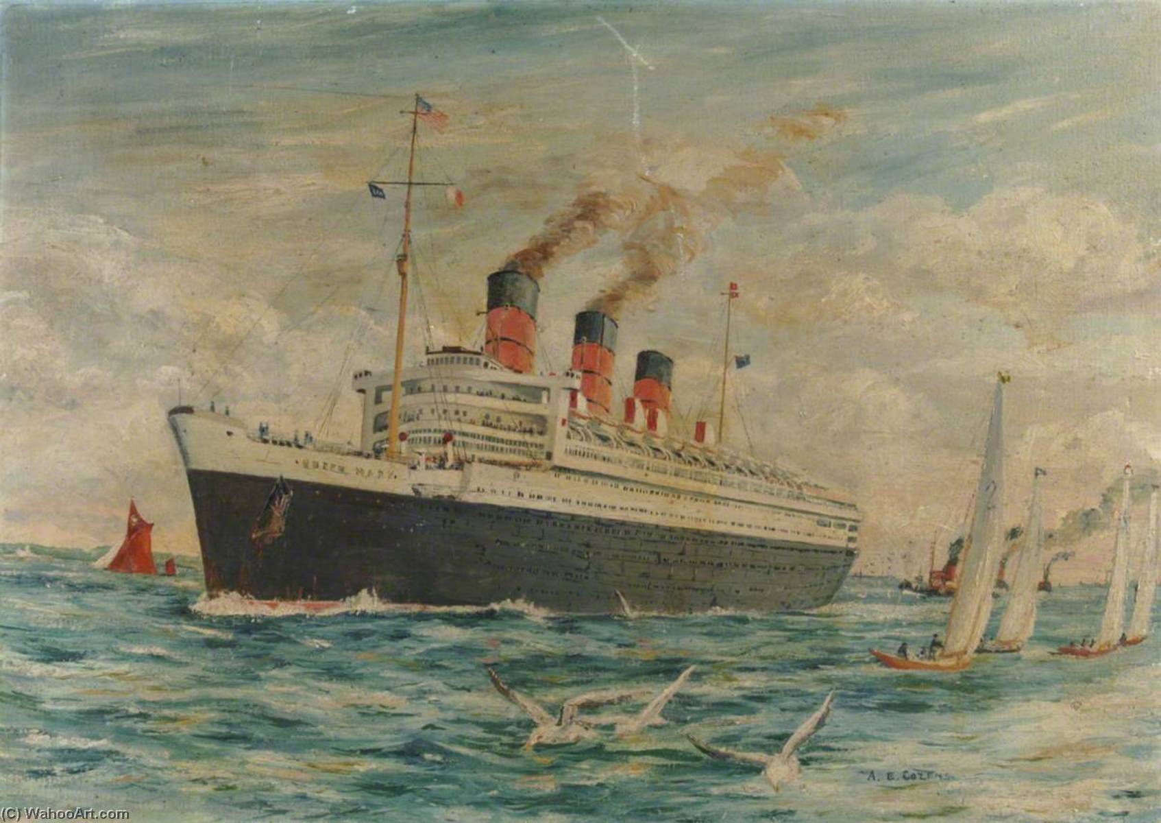 'queen Mary' — Arthur Cozens