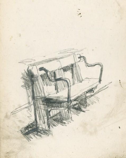 Study Of A Bench — Sir George Clausen