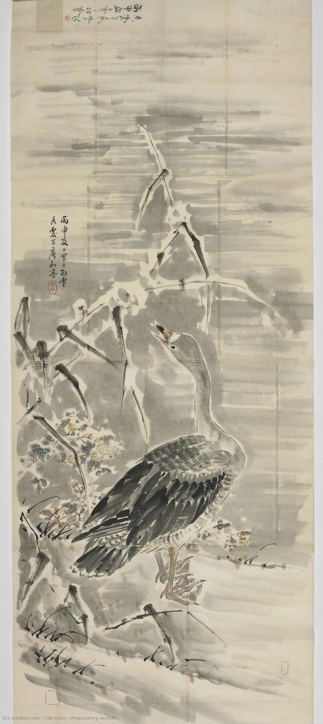 Preparatory Sketch — Taki Katei
