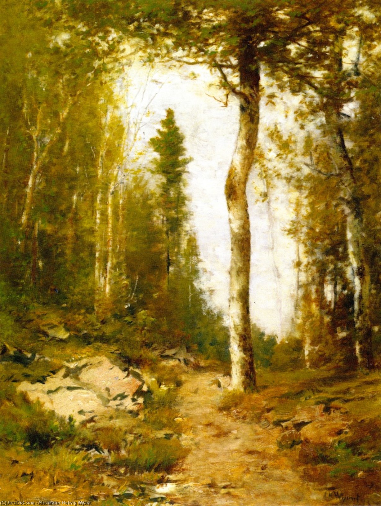 Woodland Shelter — Alexander Helwig Wyant
