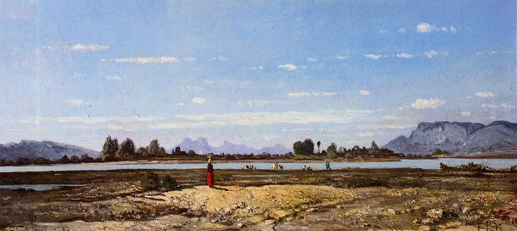 Landscape, The Banks Of The Durance — Paul Camille Guigou