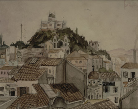 Observatory As Seen From A House Near Monastiraki — Yiannis Tsaroychis