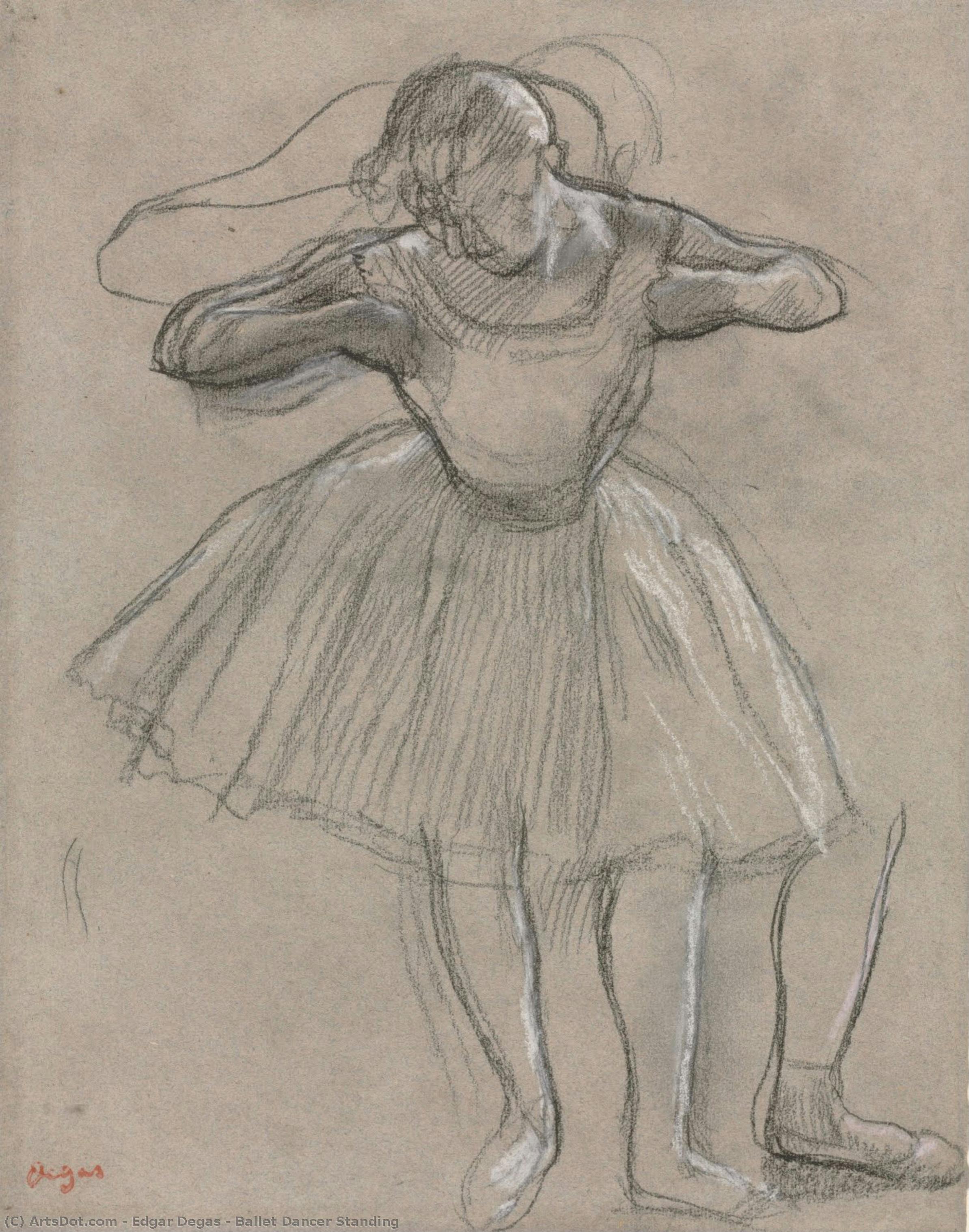 Ballet Dancer Standing — ヒラール・ジェームズ・エドガー・デガス