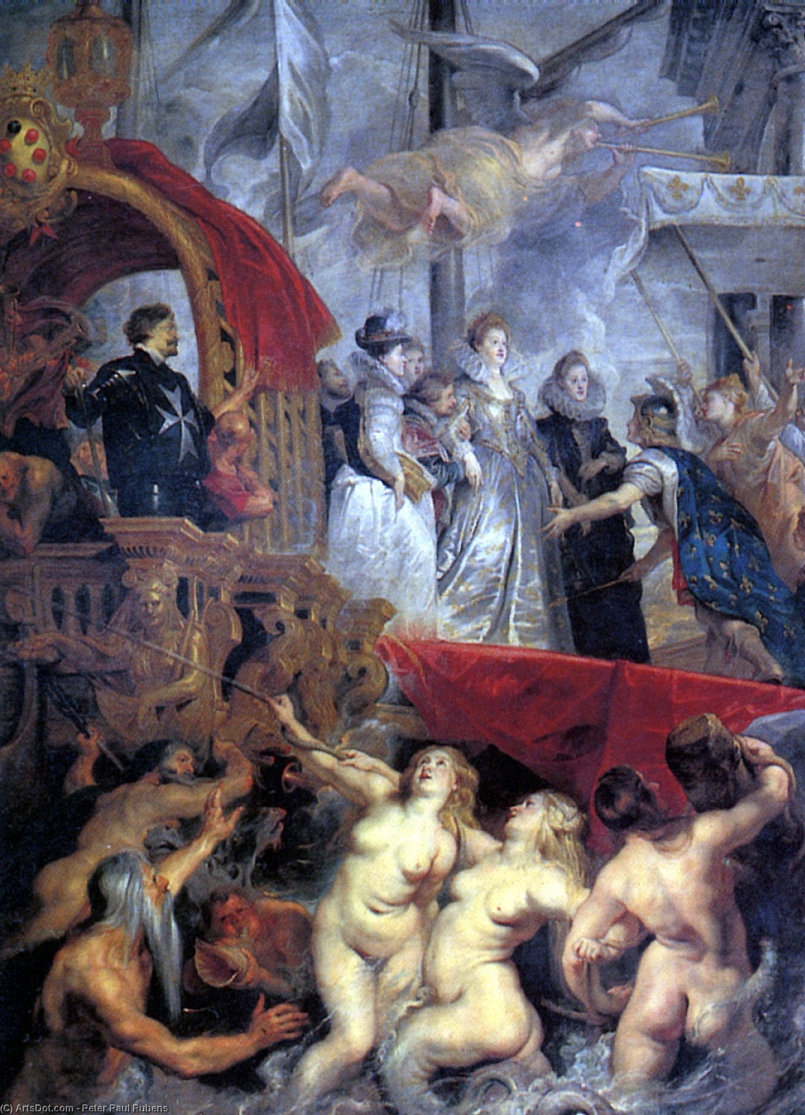 Marie Arrives At Marseilles — Peter Paul Rubens