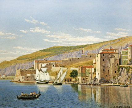 View Of Villefranche-sur-mer — John Mulcaster Carrick