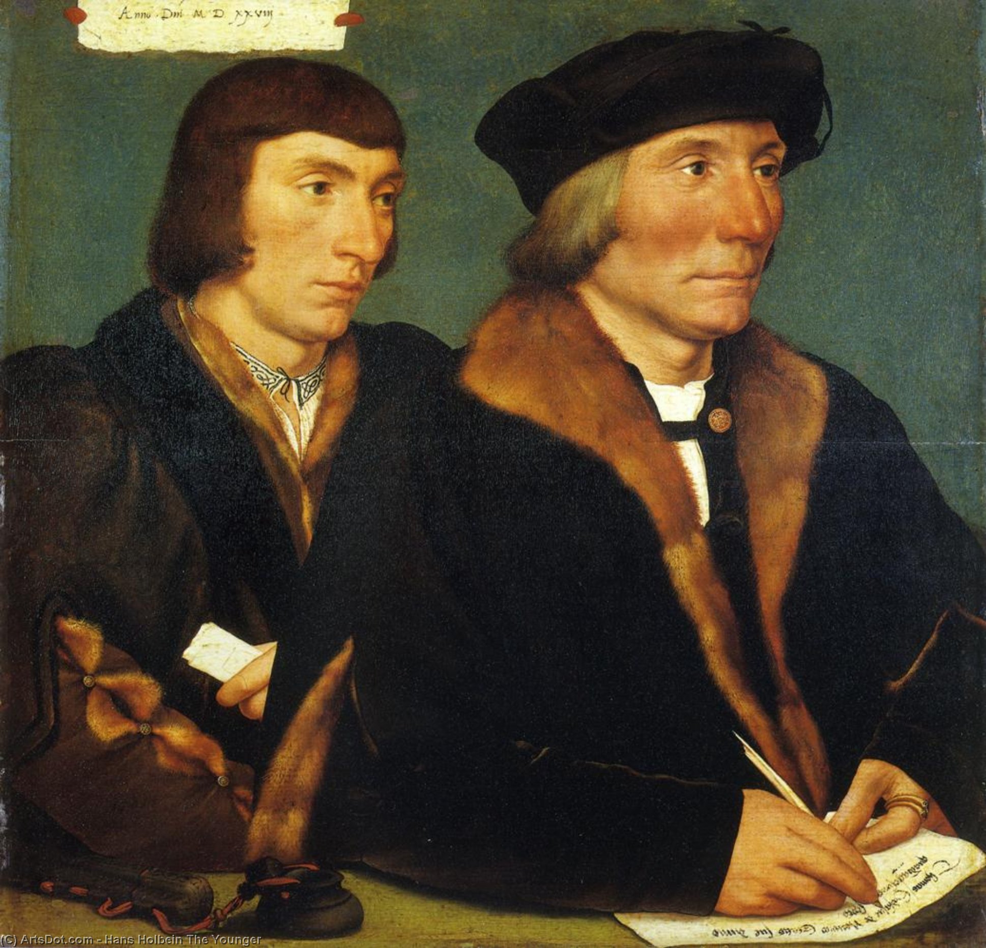 Retrato Del Sir Thomas Godsalve Y Su Hijo John — Hans Holbein El Joven