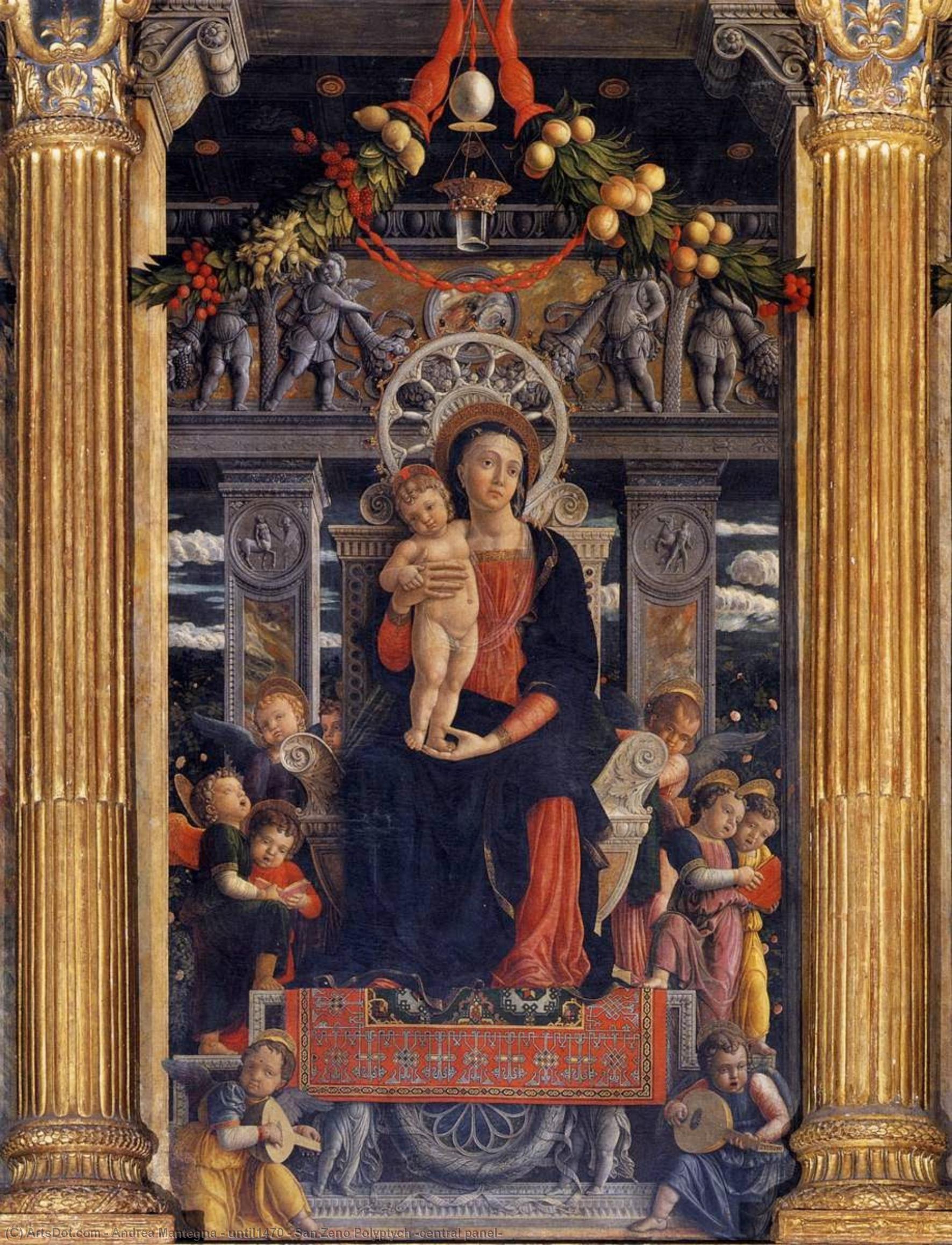 Hasta1470 - Políptico De San Zeno (panel Central) — Andrea Mantegna