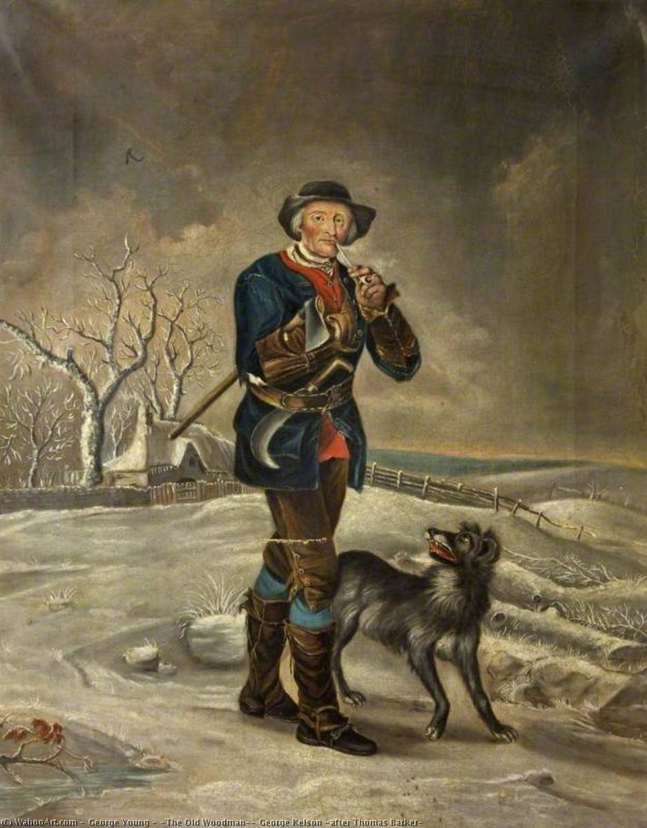 'the Old Woodman', George Kelson (after Thomas Barker) — George Young