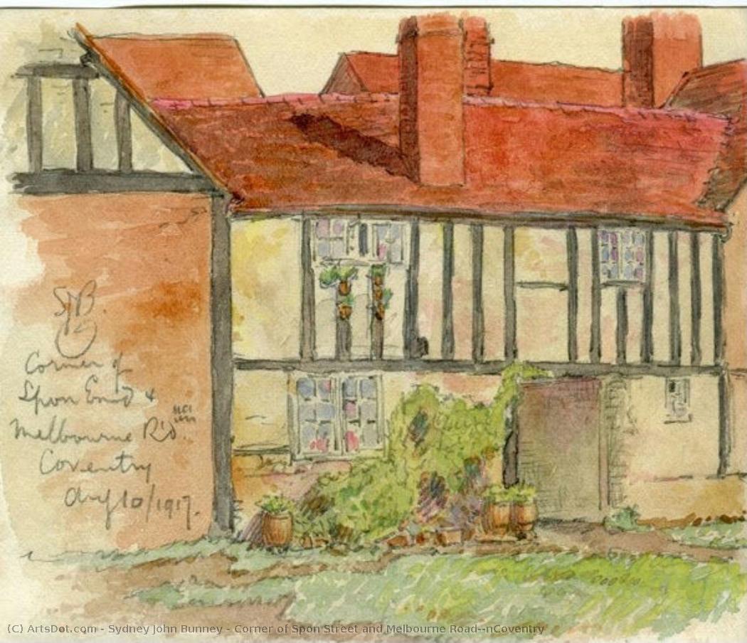 Corner Of Spon Street And Melbourne Road,\ncoventry — Sydney John Bunney