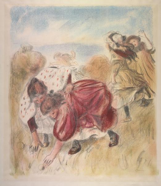 Kinder Beim Fußballspielen — Pierre-auguste Renoir