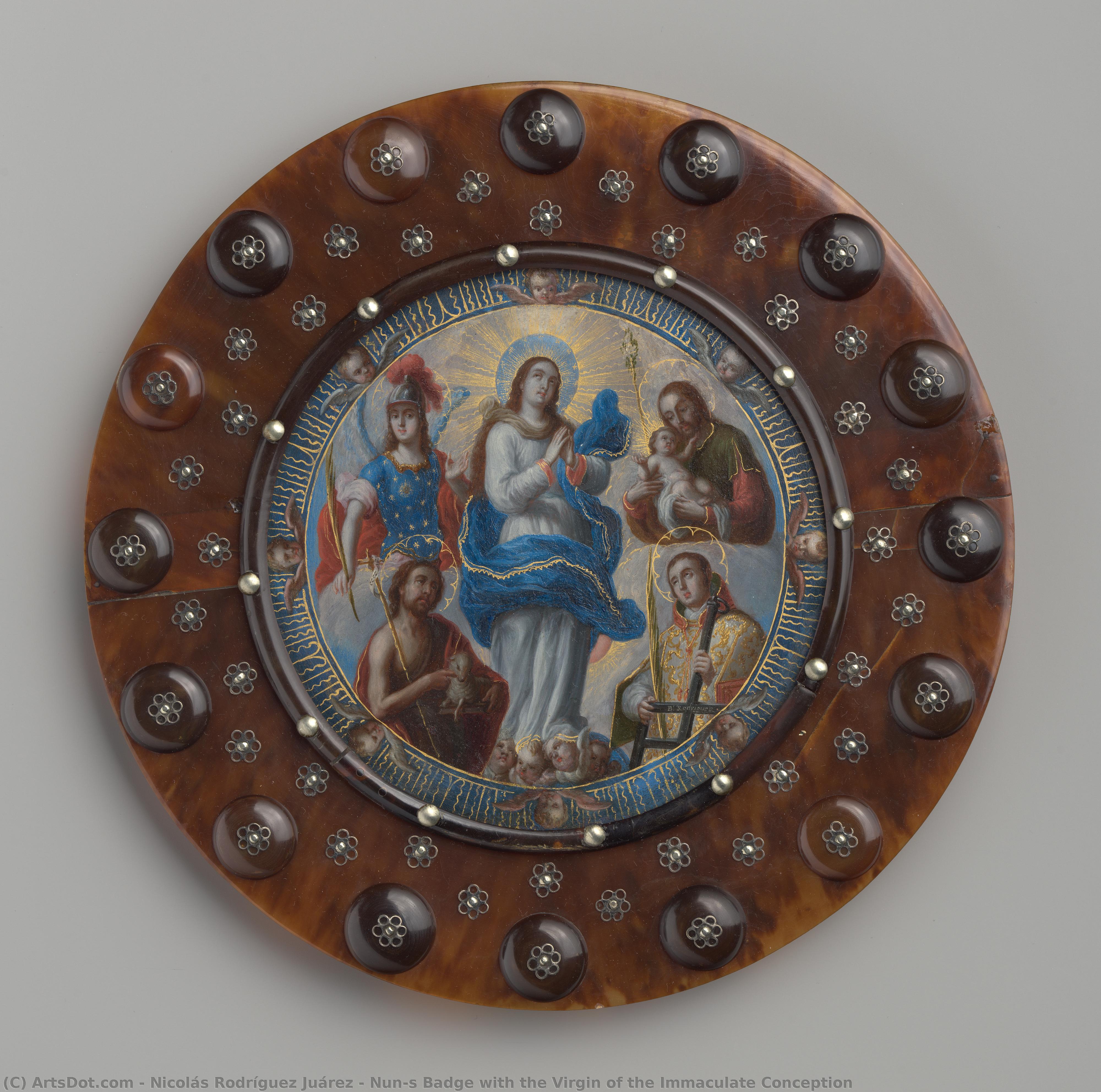 Nun’s Badge With The Virgin Of The Immaculate Conception — Nicolás Rodríguez Juárez