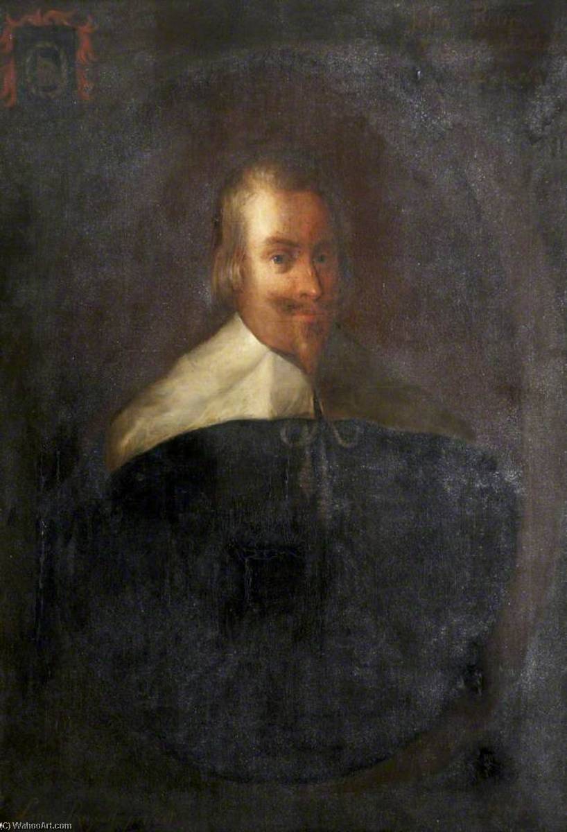 John Pym (1584–1643), Mp For Tavistock (1624–1643) (after Cornelis Janssens Van Ceulen) — Laura Russell