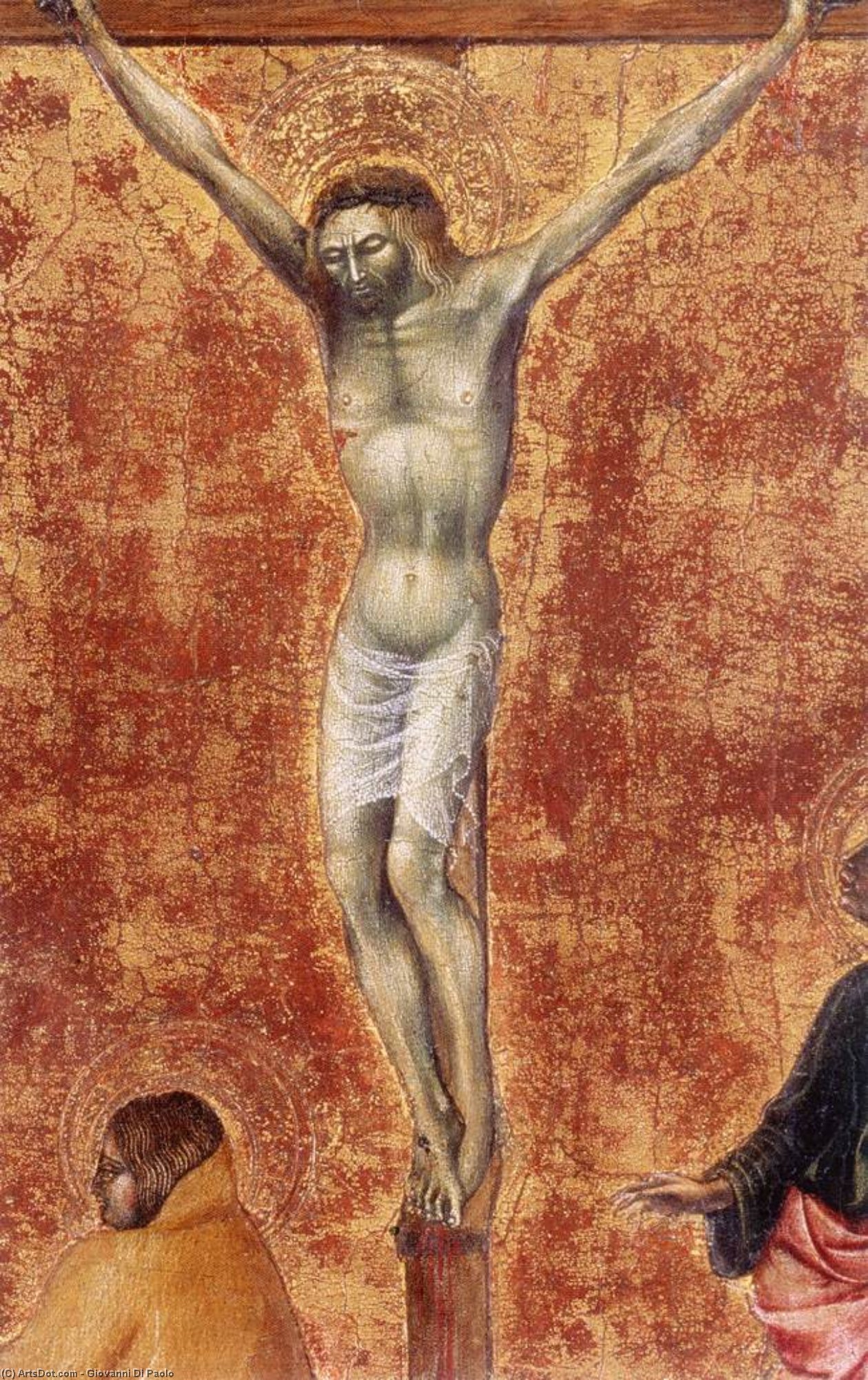 Crucifixion (detail) — Giovanni Di Paolo