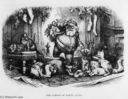 The Coming Of Santa Claus — Thomas Nast