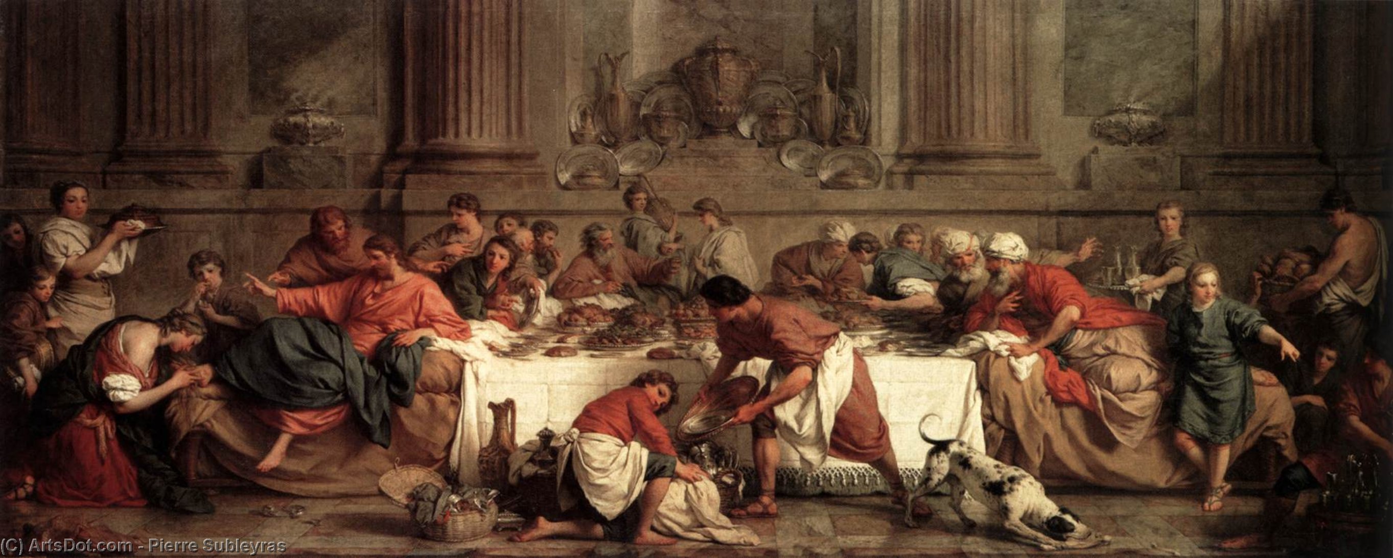 Christ At The House Of Simon The Pharisee — Pjer Sublejras