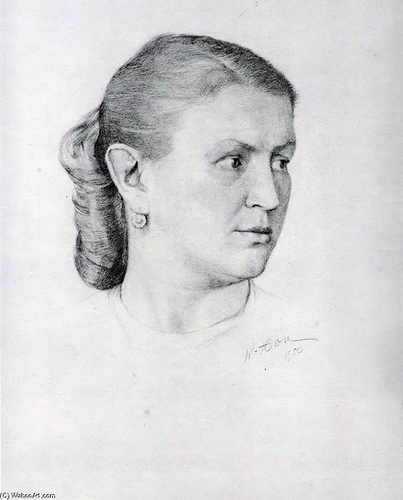 Portrait Of E.a. Krilova — Konstantin Yuon