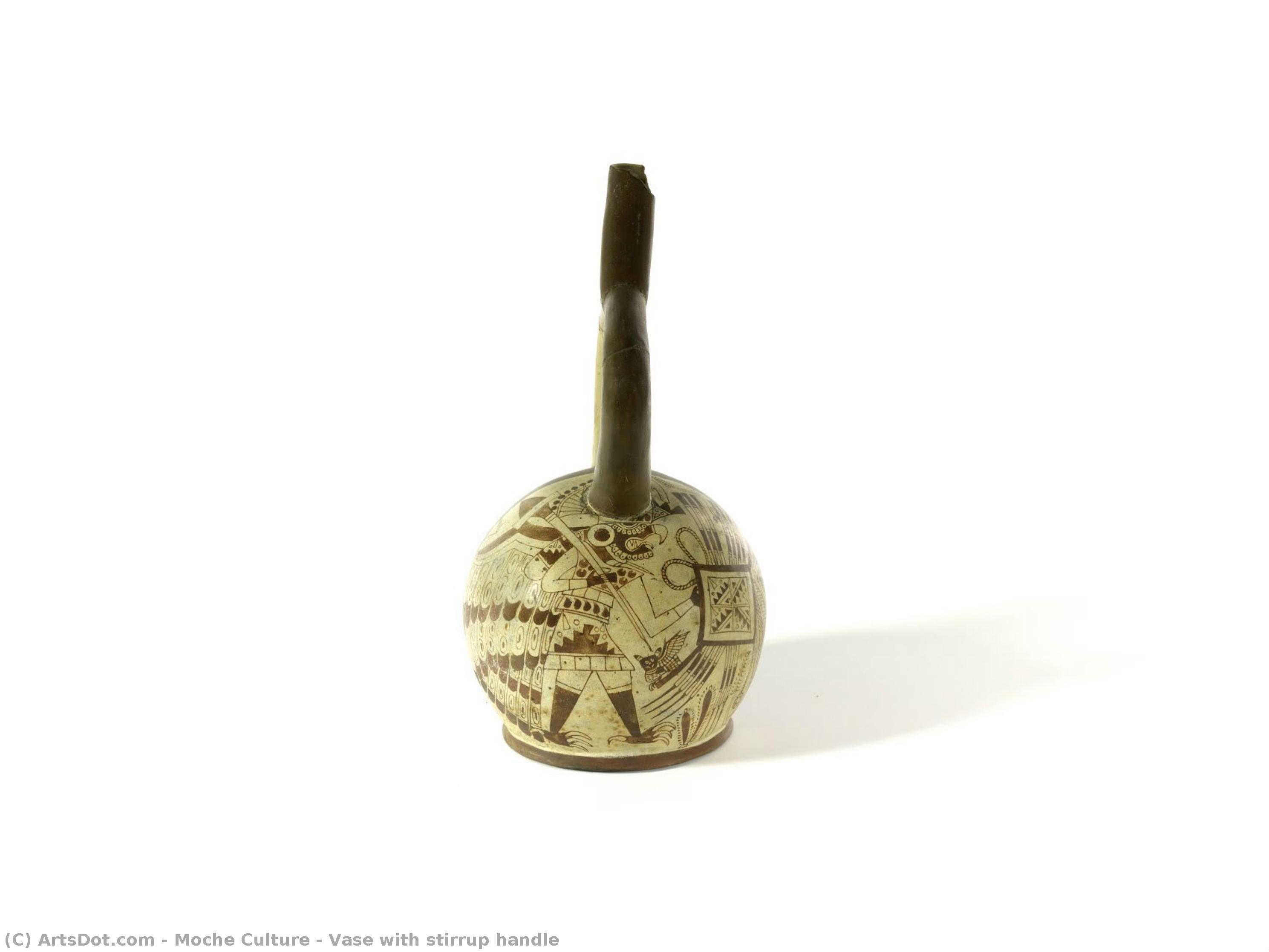 Vase With Stirrup Handle — Moke Kultura