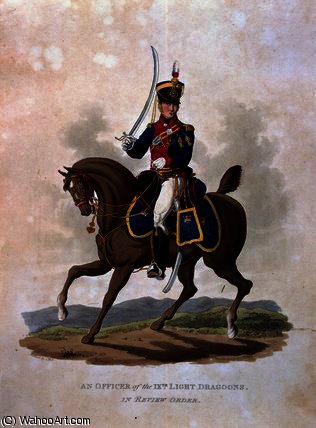 An Officer Of The 9th Light Dragoons In Review — Charles Hamilton Smith