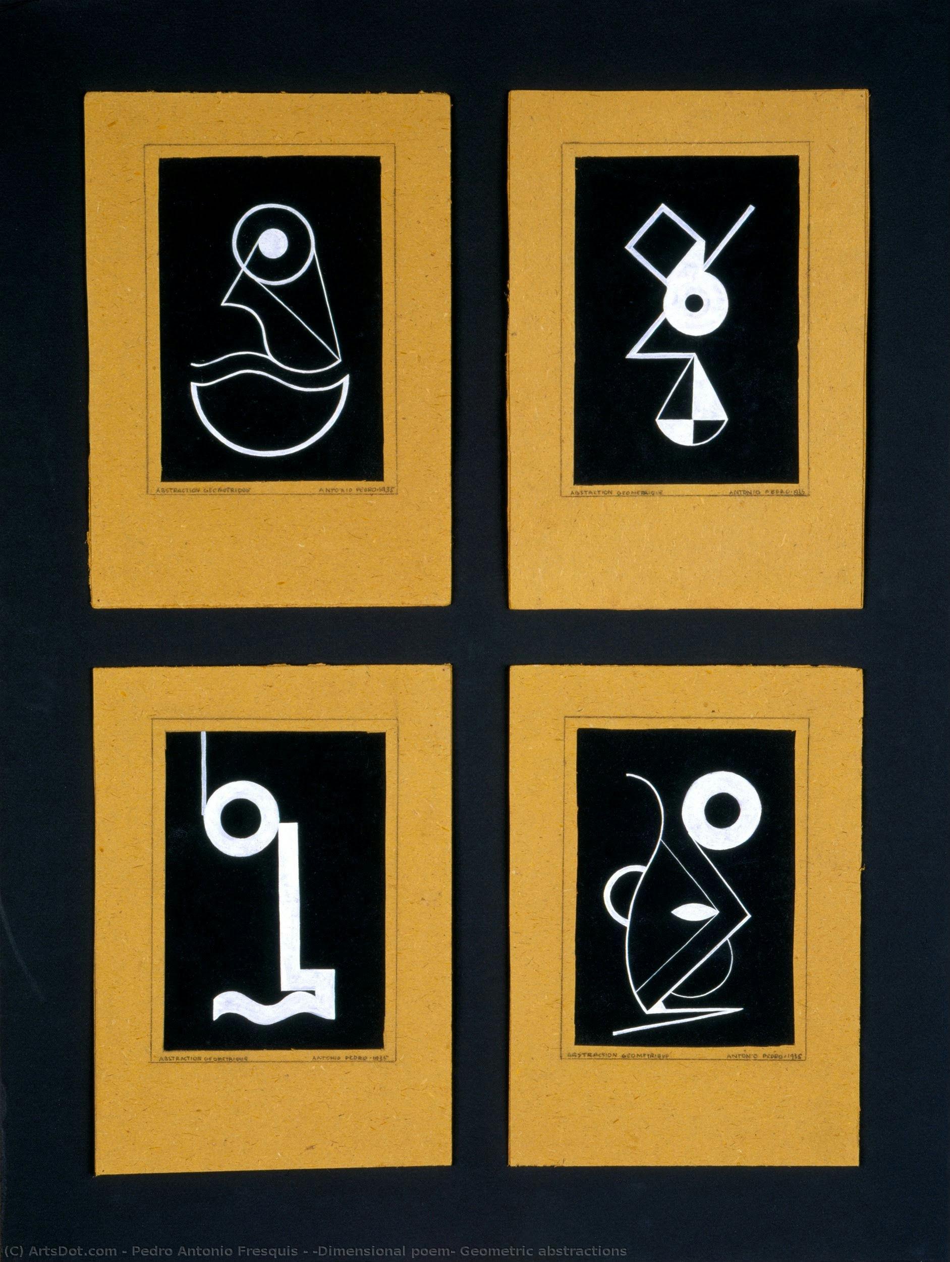 (dimensional Poem) Geometric Abstractions — Pedro Antonio Fresquis