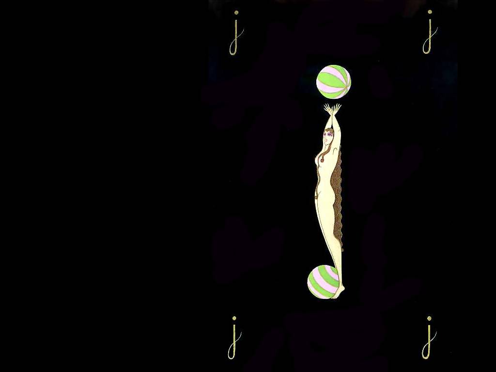 Alphabet J — Erté