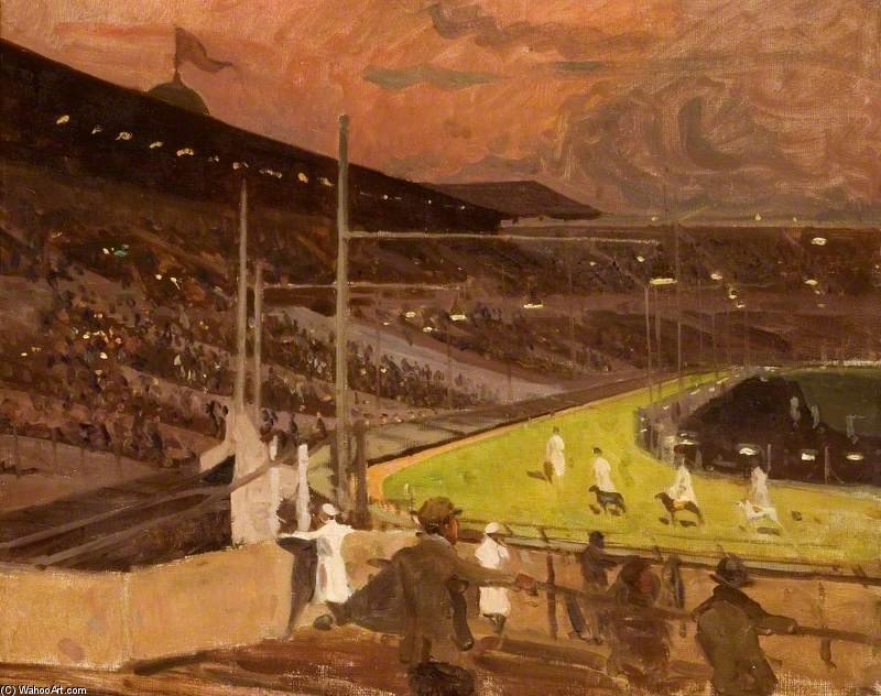 Study For 'the Parade Of Dogs At Wembley' — Algernon Talmage