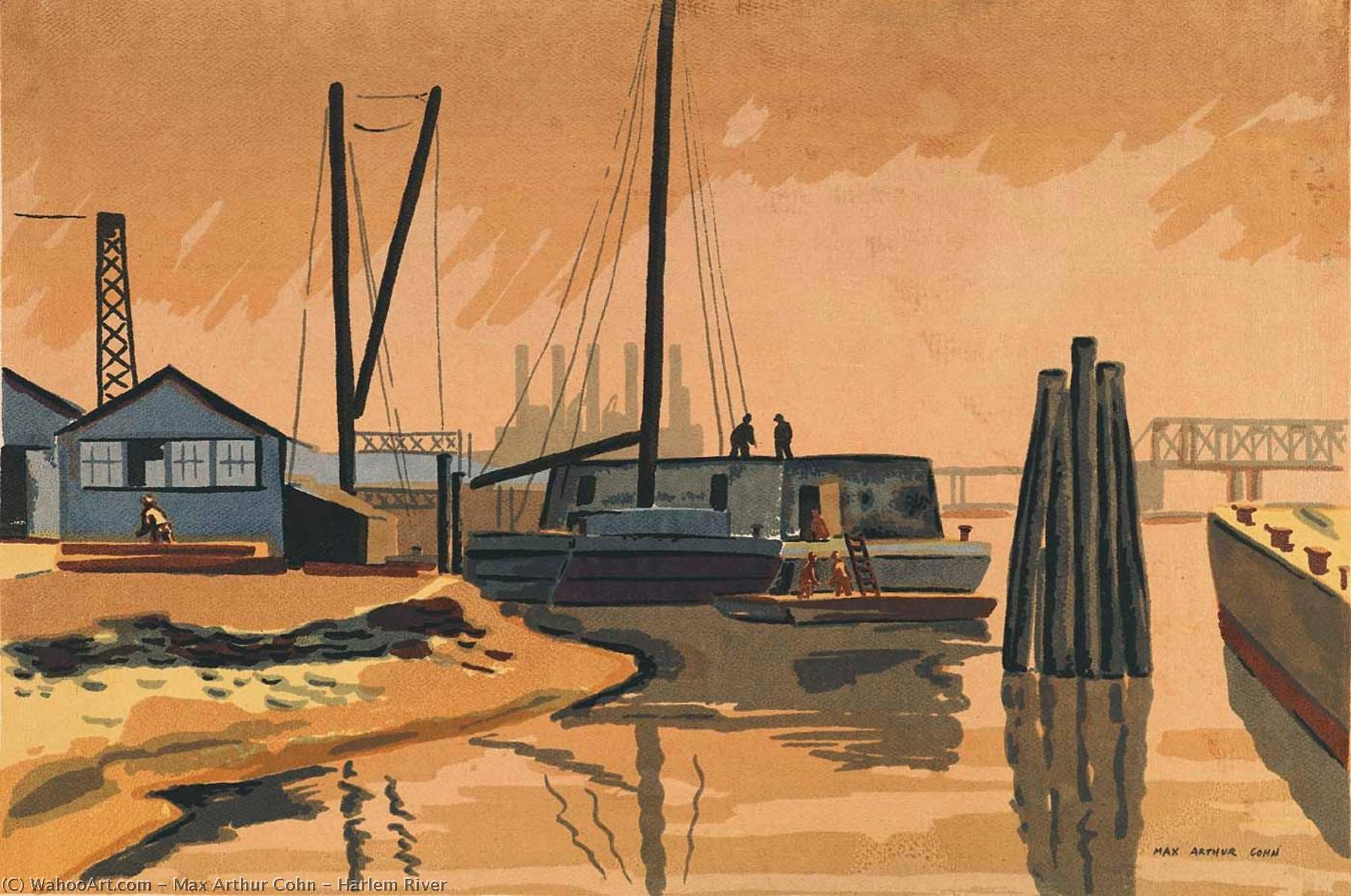 Harlem River — Max Arthur Cohn