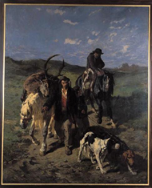 Retour De Chasse — Évariste Vital Luminais